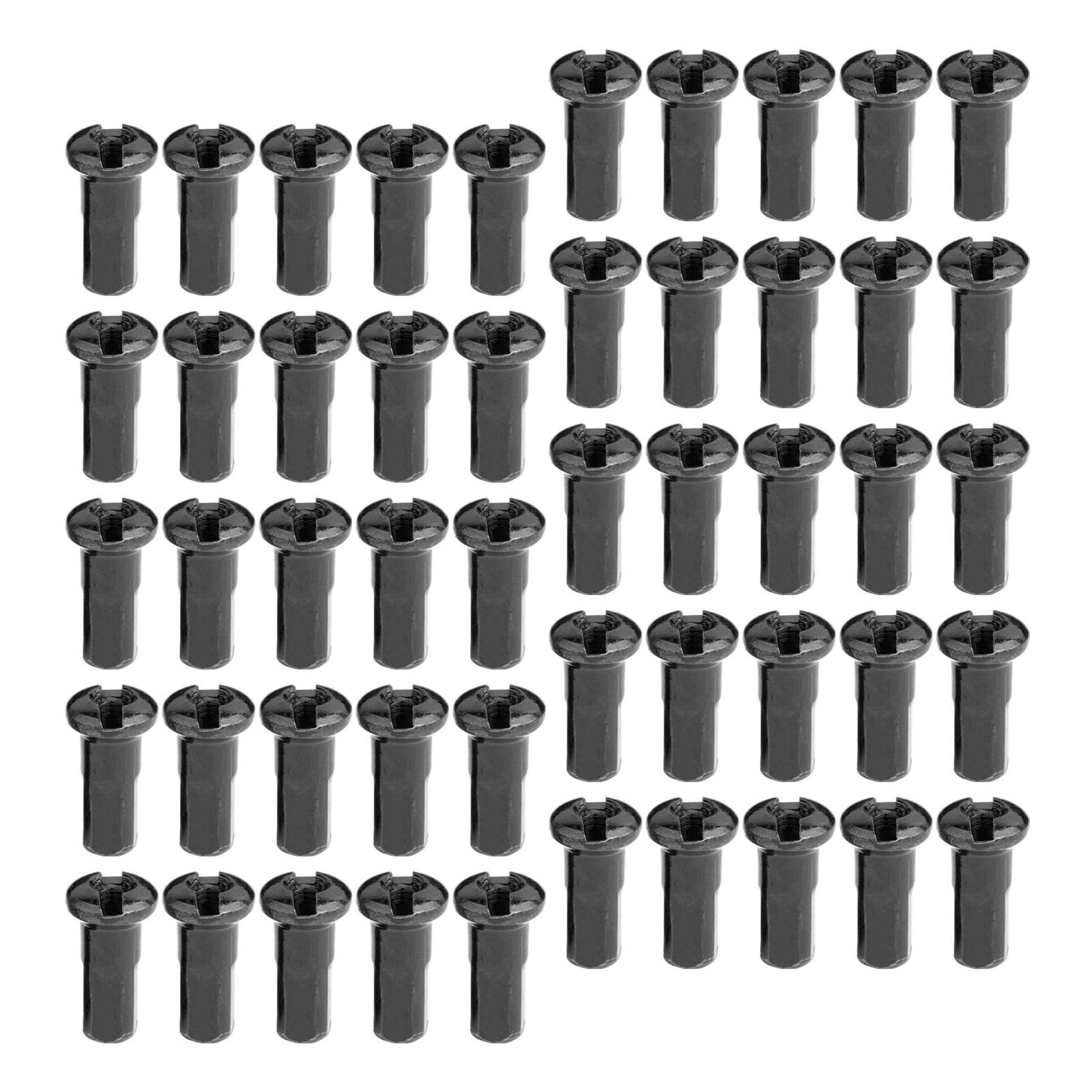 Spoke Nipple Brass - Messing fietsspaaknippels set, duurzame spaakbeschermers en