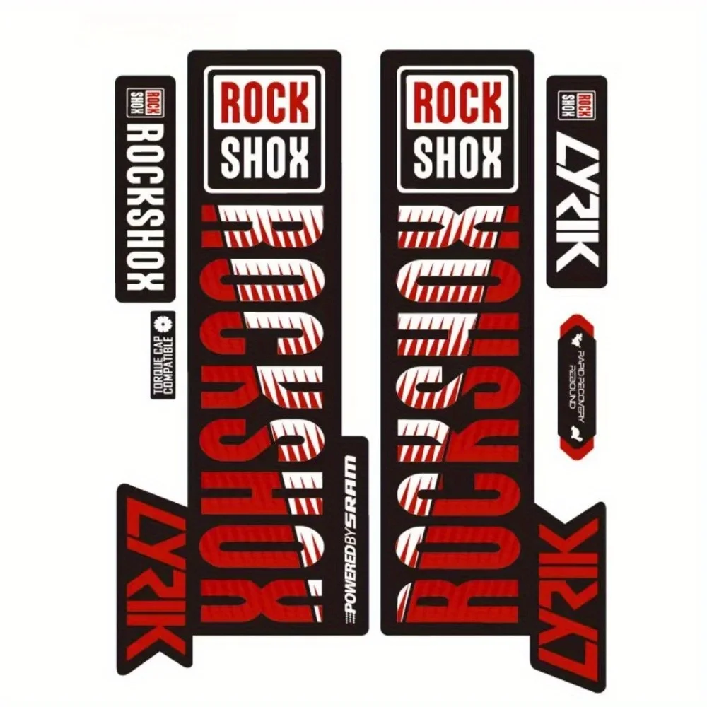 Mountain Biking A Sport - 2018 ROCK SHOX LYRIK Mountainbike voorvorkstickers