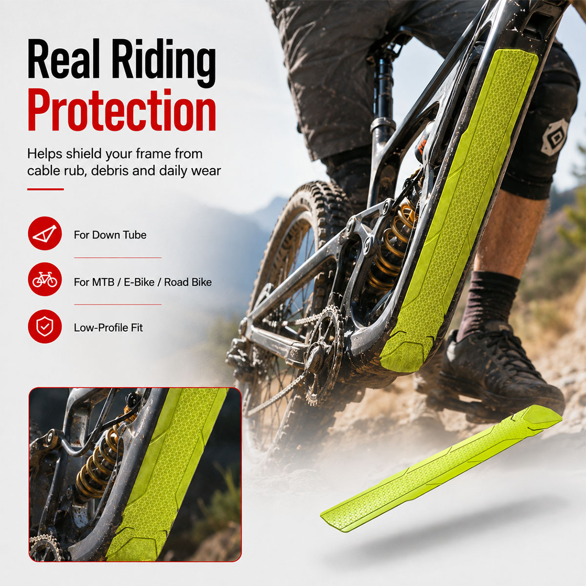 PINMOAP 1PC Fietsframebescherm - Chainstay Protector Wrap recensie en prijs