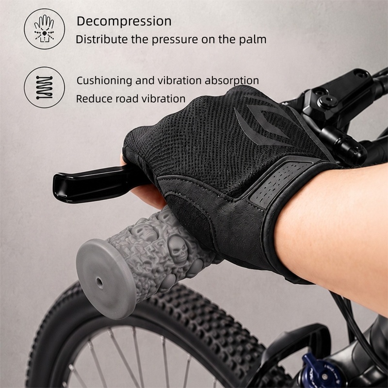 Fietsstuurgrepen, Skull Lock-O - Mountain Biking Gloves recensie en prijs