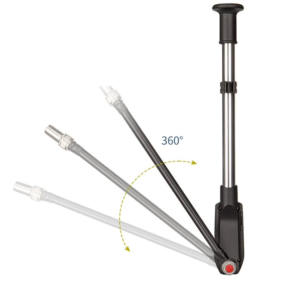 Fiets-schokpomp met manometer, - Shock Pump Suspension recensie en prijs