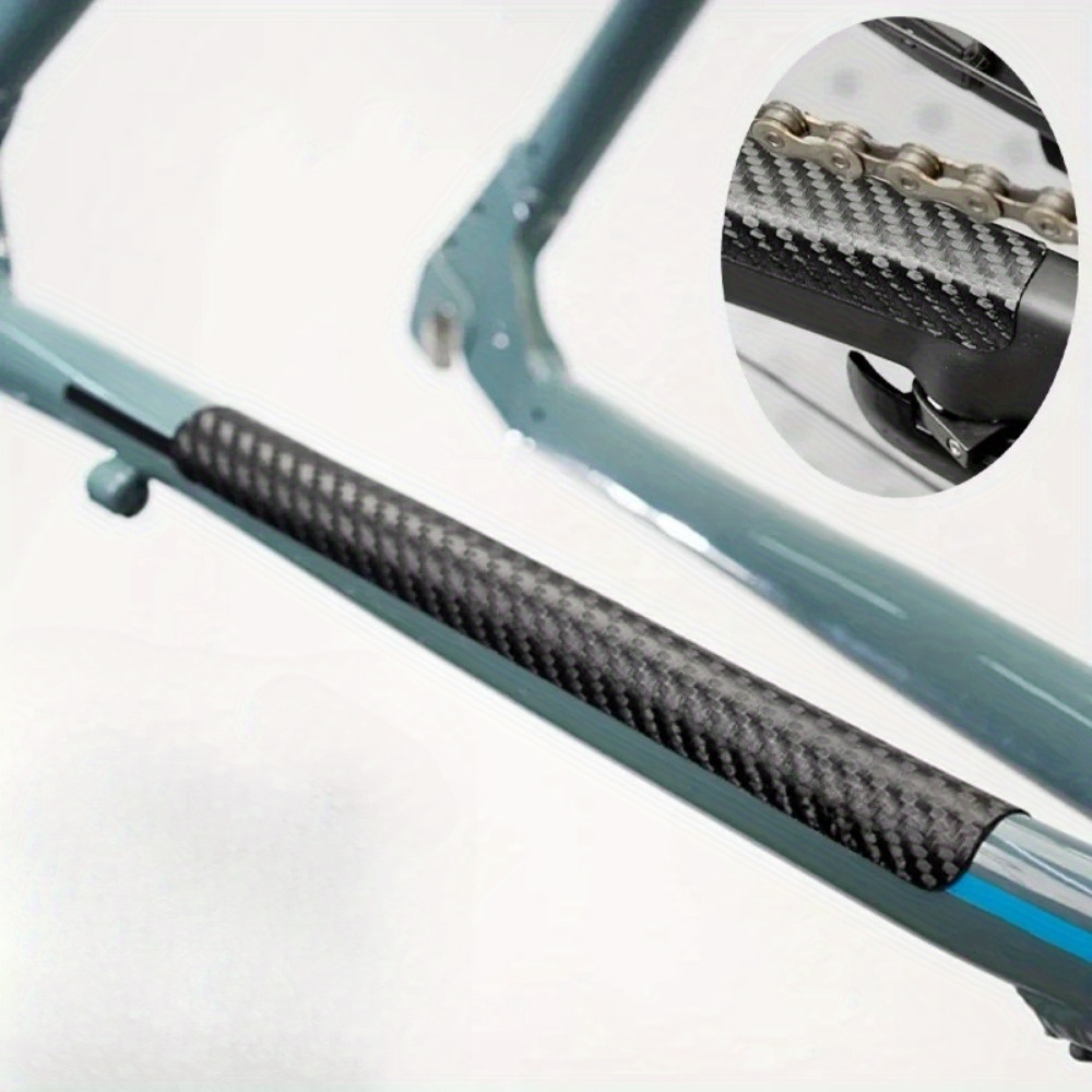 Zwarte carbon fiber fietsketti - Chainstay Protector Wrap recensie en prijs